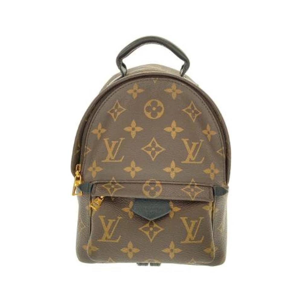 Louis Vuitton Vintage Pre-owned Palm Springs Monogram Rygsæk Mini - Vintage - Dame - Brun - ONE SIZE - Uld