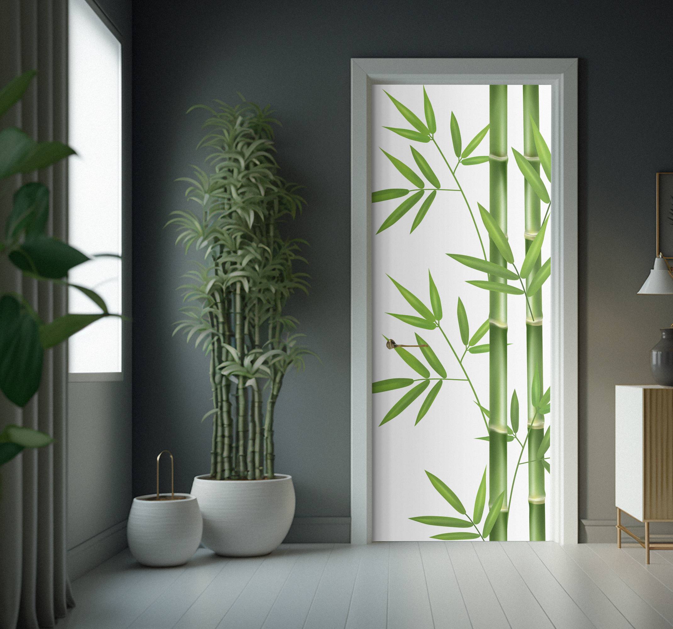 "Tall Bambu" klistermärken dörrar