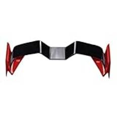 Kompatibel for Honda Civic Spoiler 2016 2017 2018 Bildekoration Bakre Tak Stjärtvinge ABS Plast Svart Mönster Spoiler(Red and black)