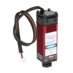 Lasermodul 450nm Gravering Laserhuvud Högprecisionsgravering Metall Trä Akryl för laser 10W vinröd färg