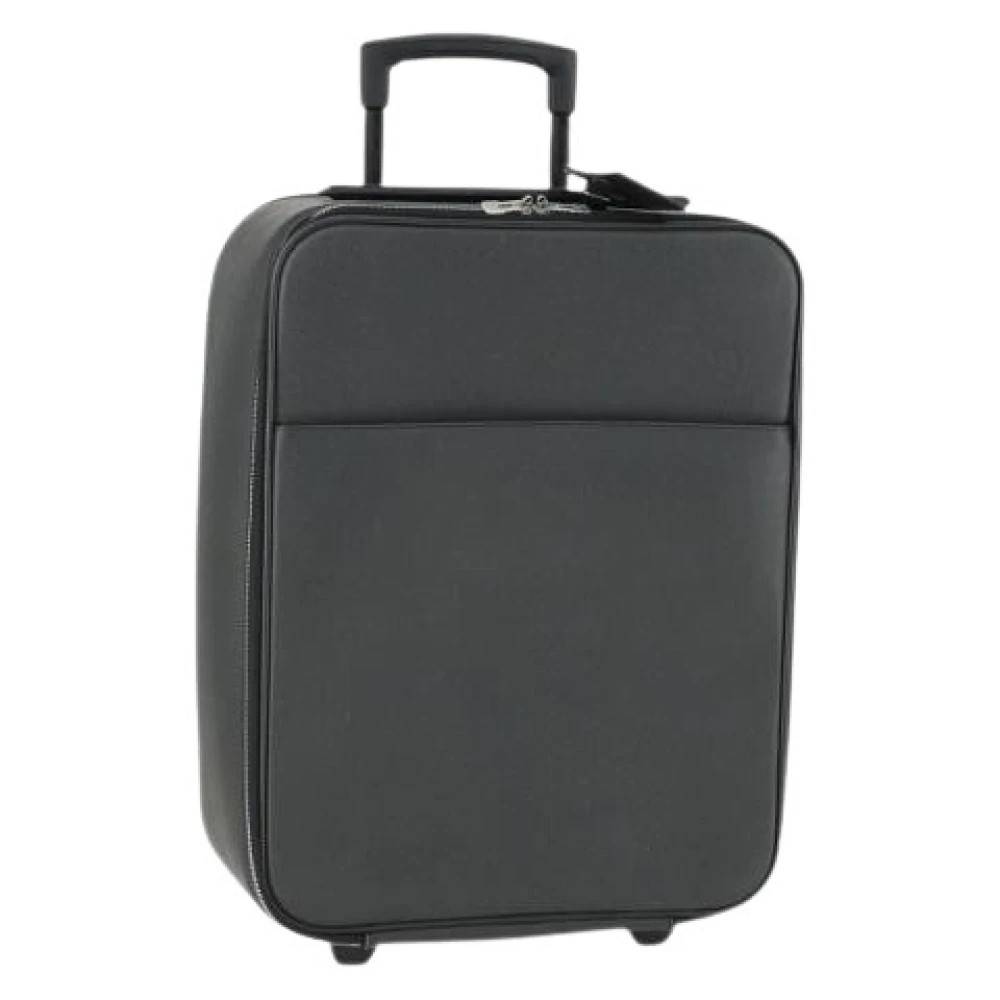 Louis Vuitton Vintage Pre-owned Vintage Læder Rejsetaske - Vintage - Dame - Sort - ONE SIZE - Læder