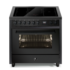 Steel  Enfasi All Black  Spis  Induktion  3 induktionszoner + flex-induktion  90 cm