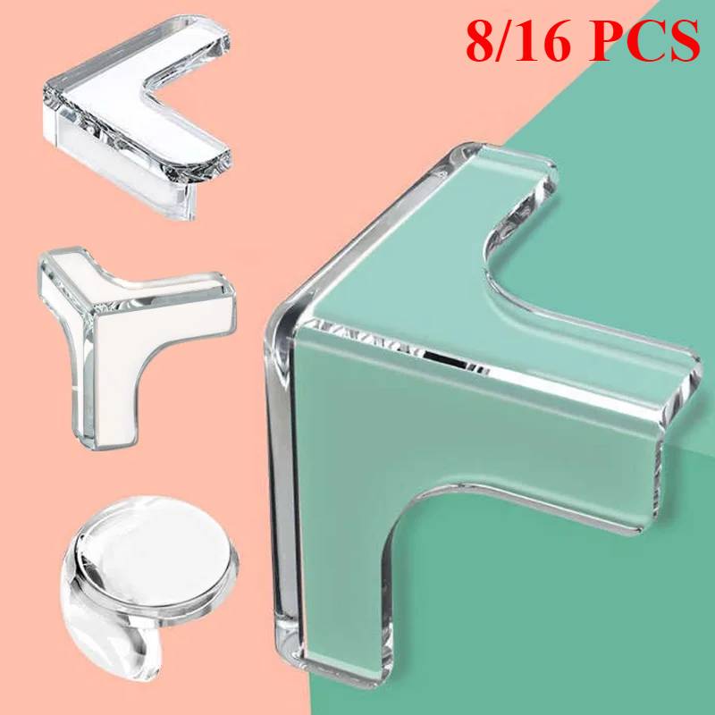 8/16Pc Upgraded Corner Protector Baby Safety Silicone Corner Guards and Edges Widened Thickened Furniture Table Corner Protector