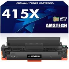 1er-Pack Mit Chip Kompatibel für HP 415X 415A Tonerkartusche als Ersatz für MFP M479fdw Toner Color Laserjet Pro M479dw M479 M479fnw M479fdn M454dw M454dn M454 W2030X W2030A - Schwarz