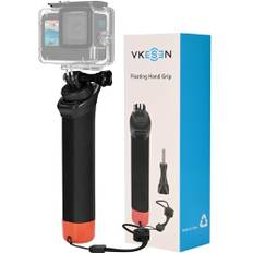 Vkesen Schwimmender Handgriff, Wasserdicht Handler, Schwimmt Stick Kompatibel mit GoPro Hero 13/12/11/10/9/8/7/6/5/Max, DJI Osmo Action 5 Pro/4/3 und andere Action-Kameras(Unterwasser Zubehör)