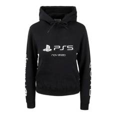 Balenciaga, Sweatshirts & Hoodies, Dam, L, Boxy Hoodie för PlayStation-fans - black (L)