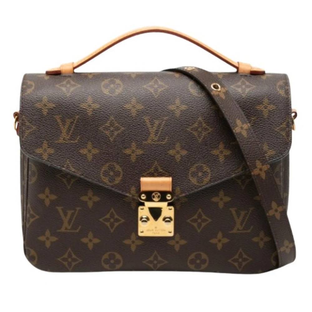Louis Vuitton Vintage Pre-owned Pochette Metis - Vintage - Dame - Brun - ONE SIZE - Uld