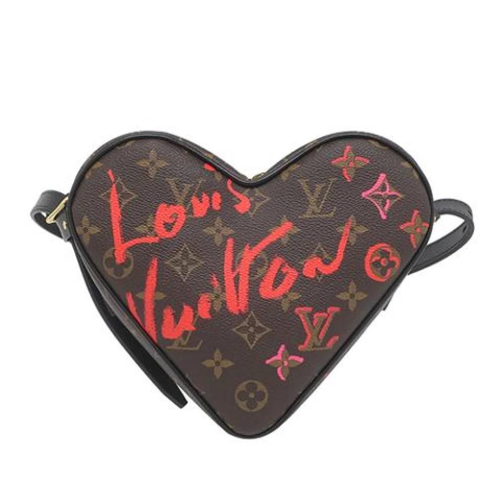 Louis Vuitton Vintage Pre-owned Sac Co Skuldertaske - Vintage - Dame - Brun - ONE SIZE - Uld