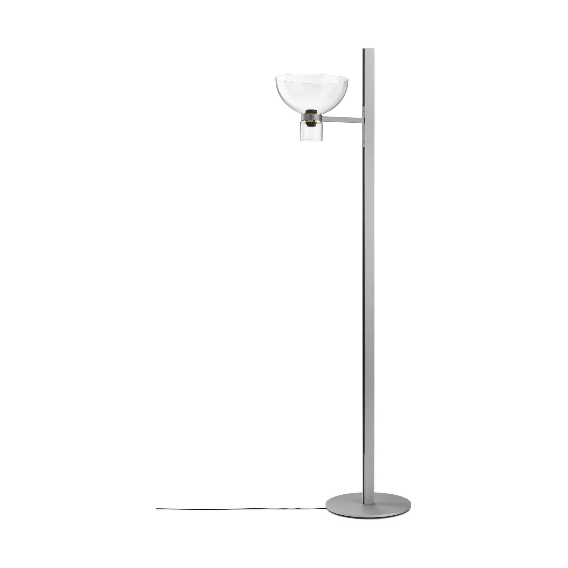 Flos Nocturne F1 bowl golvlampa - silver
