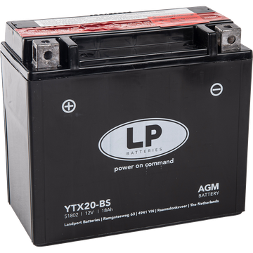 YTX20-BS batteri till MC och ATV 12V 18Ah (175x87x155mm)