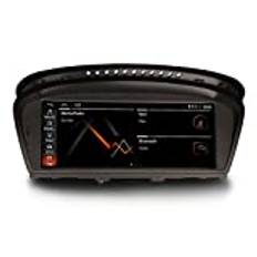 Erisin 8.8 tum Android 12 bilstereo Bluetooth 5.0 DAB+Radio för BMW 3-serien E90 E91 E92 E93 5-serien E60 E61 6-serien E63 E64 CCC GPS SatNav IPS pekskärm iDrive CarPlay Android Auto 8-Core 4GB+64GB