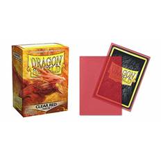 Dragon Shield Matte Art Sleeves - Clear Red (100 Sleeves)