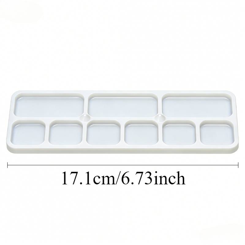 A Multi-compartment Palette That Can Hold Watercolor, Acrylic, Or Gouache Paints. It Features A Spill-proof Design For , Making It Suitable For Art Students' Hand-drawn , Desktop Painting
