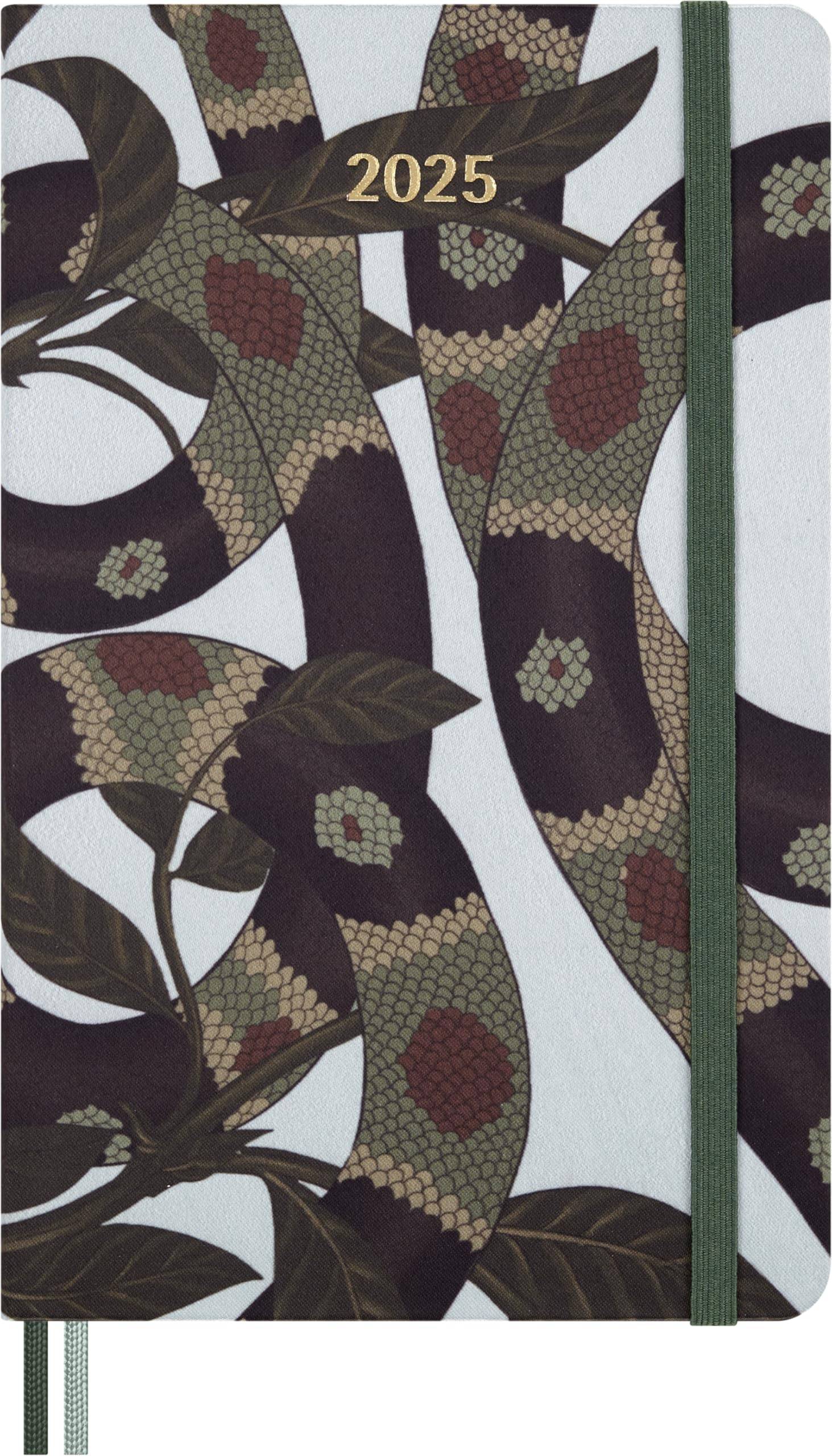Moleskine Year of the Snake 2025 Planner, January Start, 12-Month Weekly Diary, Large Size, Hardcover, DHCNYSNK12WN3Y25