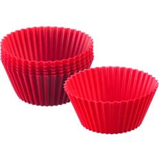 Westmark Muffinforme, silikone, rød, Ø7cm, 6 stk