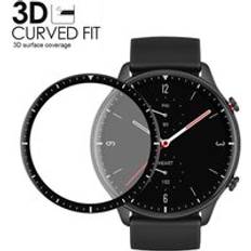 3d krökt kantfilm för xiaomi huami amazfit gtr 2 gtr 2 gtr 2e gtr 2e mjuk hd skärmskyddsfilm med full täckning - För amazfit gtr 2e / 2 stycken