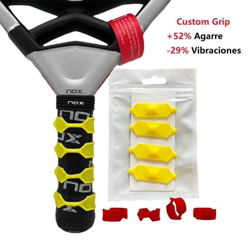 Anti-Slip Racket Grip Ring, Multiple Colors Available, Strong Non-Slip Wear Resistant, Enhances Hold Stability, Padel Accessory