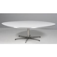 Piet Hein & Arne Jacobsen super cirkulært sofabord, nylakeret