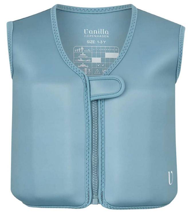 Vanilla Copenhagen Svømmevest - Neo - Blue Shadow - Vanilla Copenhagen - 3-6 år (98-116) - Svømmevest