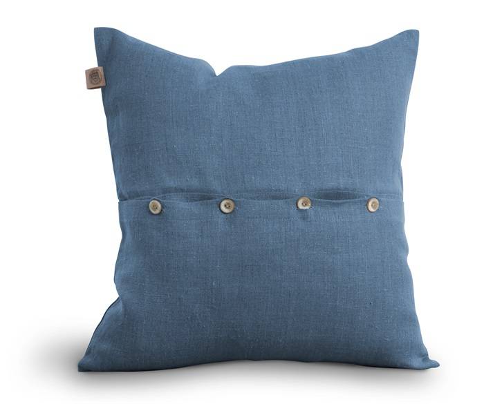 Classic Pudebetræk 50x50 Blue - Lovely Linen.
