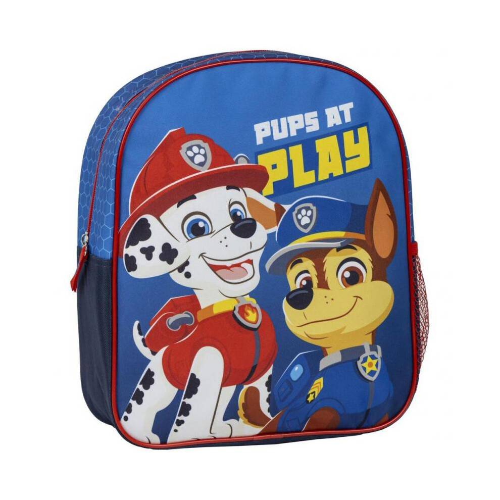 Paw Patrol Kids Backpack 25x20x29cm Children School Bag Lightweight Durable Multi Compartment