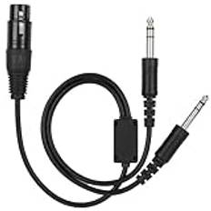 Mtlavishness Aviation Headset Ga Pluggar Till Airbus Pin Xlr Headset Adapter Airbus Headset Adapter Pin 15. 0×13. 0×2. 0 För Airbus Xlr Till Ga Plug Pin Headset Adapter Kabel