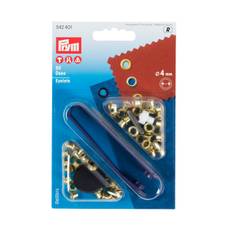 PRYM - Öljetter 4MM Guld 50-pack
