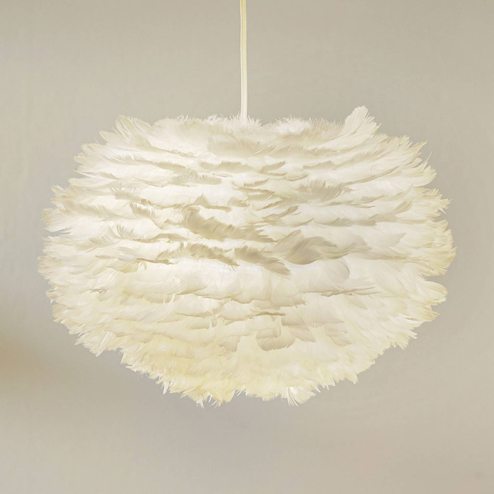 UMAGE Design pendellampa Eos, dimbar, Vitt / opal, Vardagsrum / matsal, Design, Pendellampa
