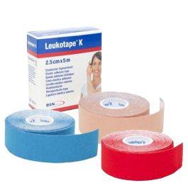 Leukotape Kinesiologitejp 2,5 cm x 5 m