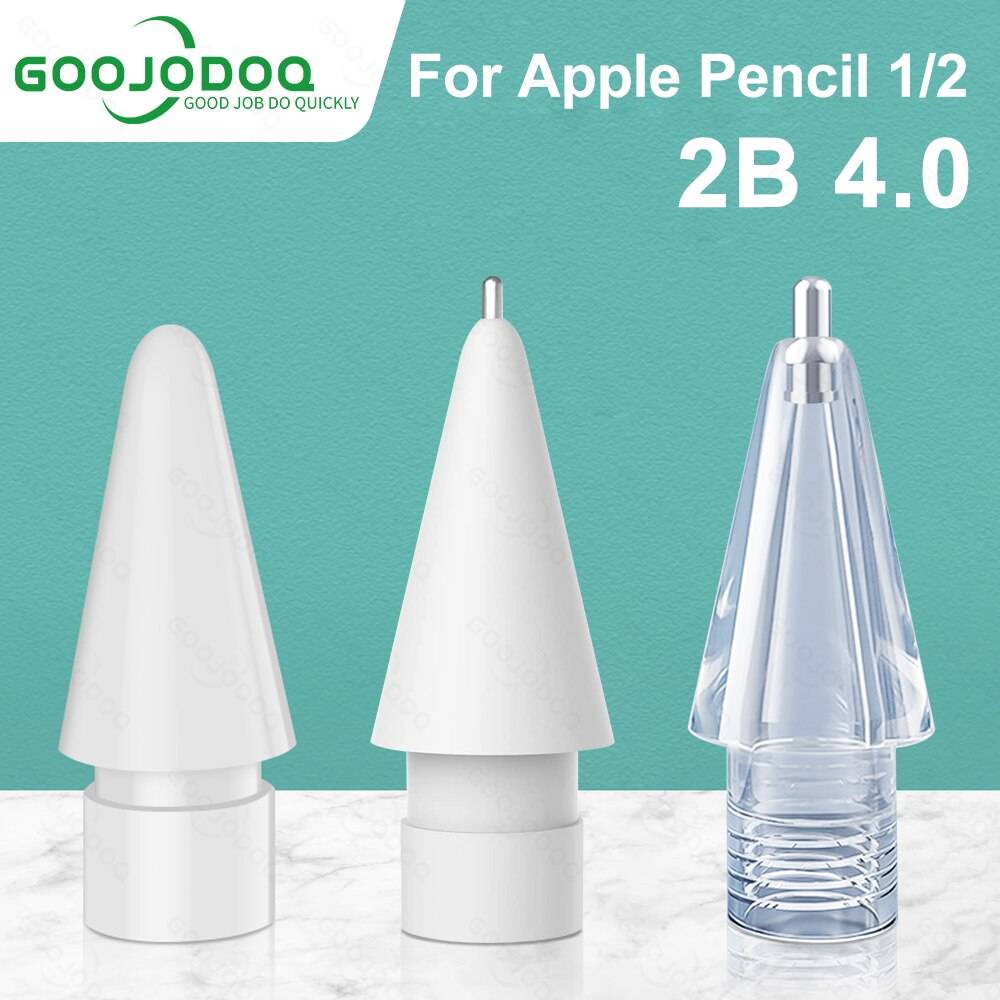 GOOJODOQ Stylus Pennspetsar för Apple Pencil - 2b 2 tips