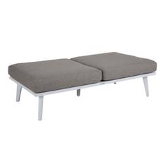 Villac 2-sitsmodul vit/beige