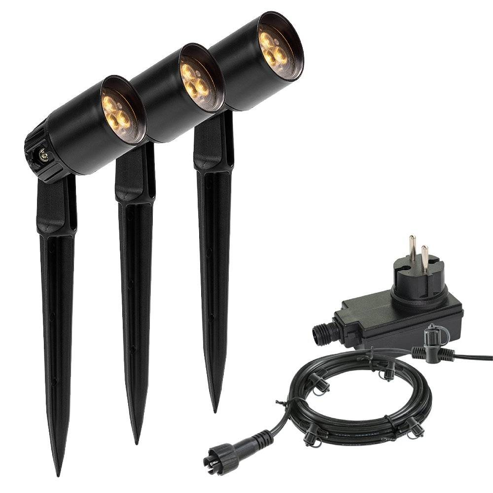 Spotlight Neso 2W 172lm IP44 3-pack
