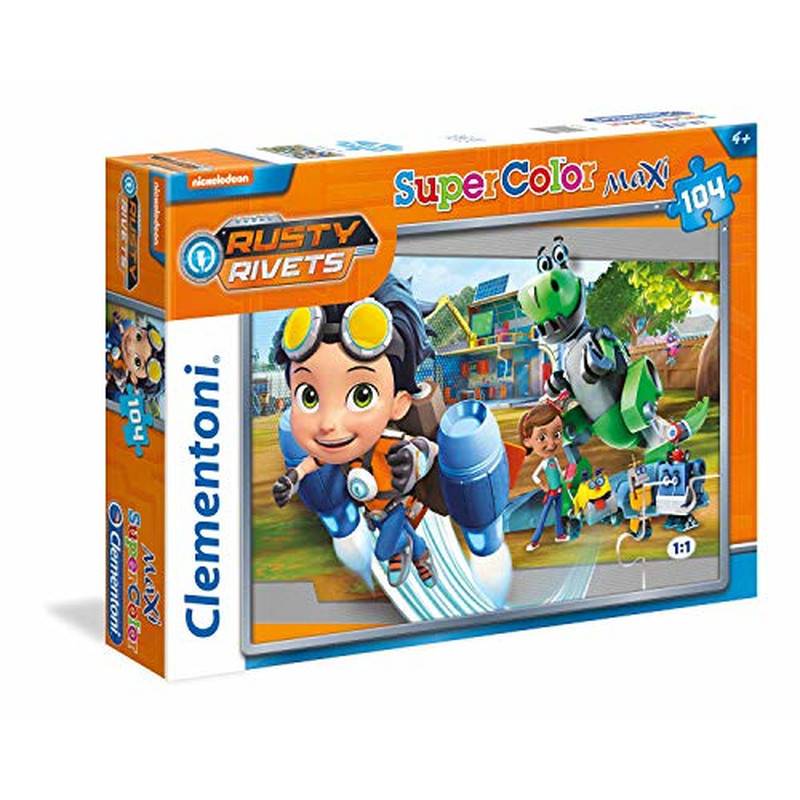 Clementoni 23721 - Rusty Rivets - Maxi-Puzzle, 104 Teile