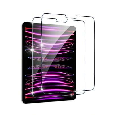 2 st. HD-skärmskydd i härdat glas, kompatibelt med iPad, födelsedagspresent/present till familj och vänner, skärmskydd, tillbehör, vattentätt, stötsäk - Genomskinlig (Multi-size)