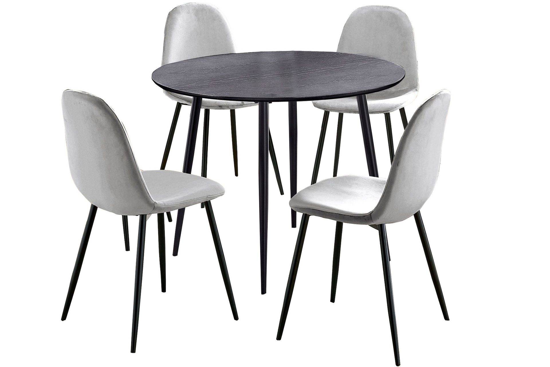Oktoos Matgrupp 100 cm - Ljusgrå/Svart Grå,Svart