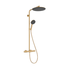hansgrohe Raindance Alive S Puro EcoSmart Showerpipe 300 1jet, Børstet bronze PVD