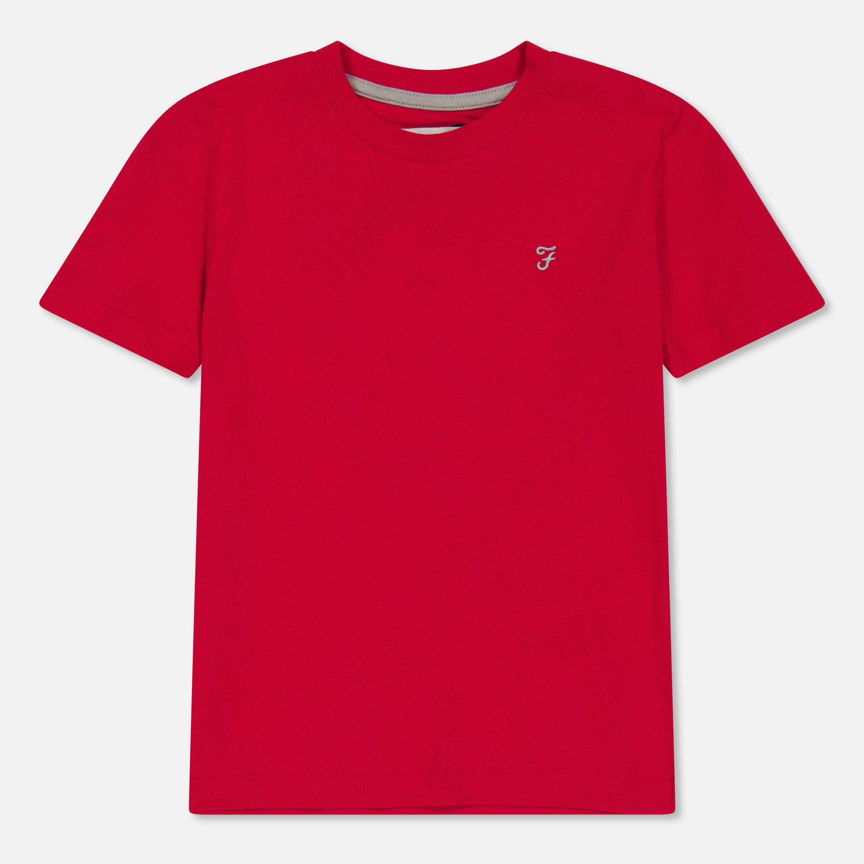 Farah Unisex Kids' Denny Short Sleeve T-Shirt