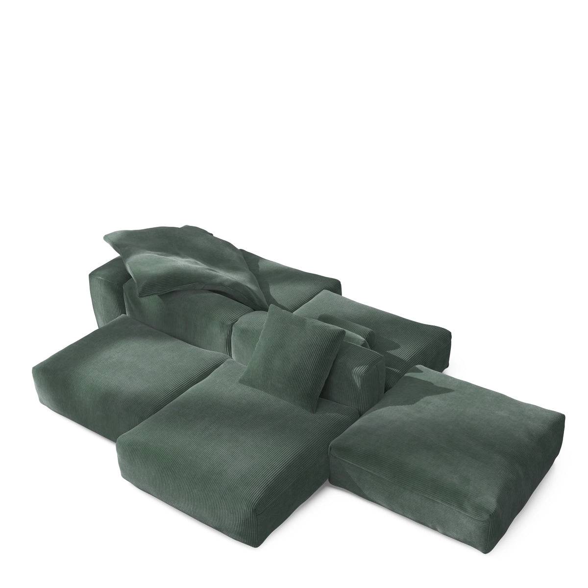 Vetsak Sofa - Sofa Set 09 - Cord Velour - Hunter