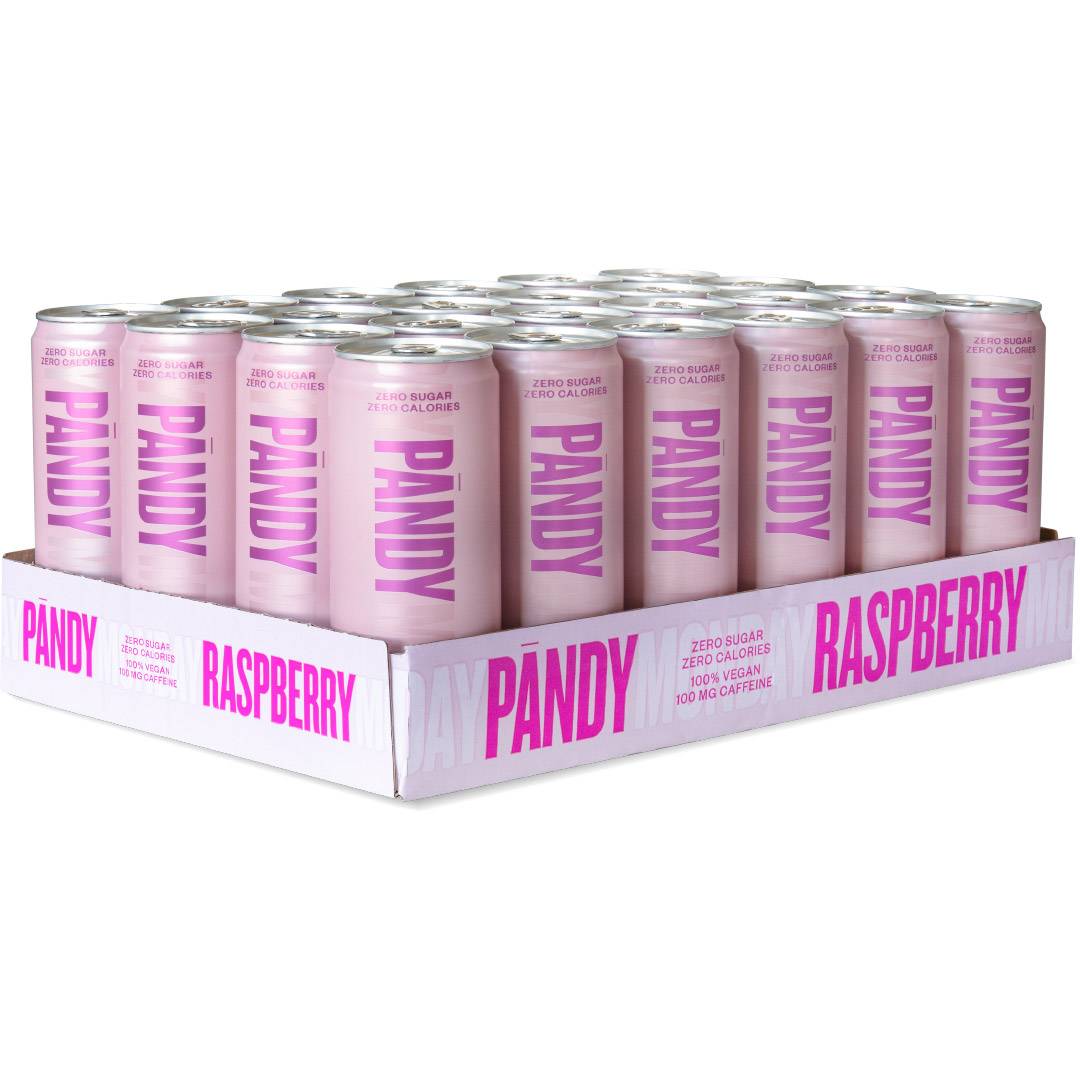 24 X Pändy Soda Energy Drink 330 Ml Raspberry.