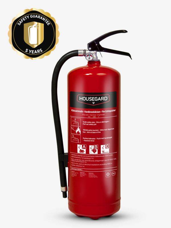 Pulversläckare 6 kg Housegard 55A