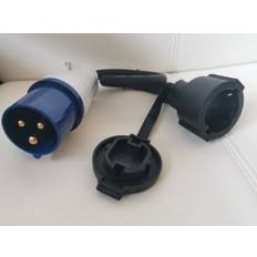 Adapter kabelsæt 230V stik til Rød eller Blå CEE stik