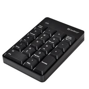 Numeriskt tangentbord Sandberg Wireless Numeric Keypad 2, svart