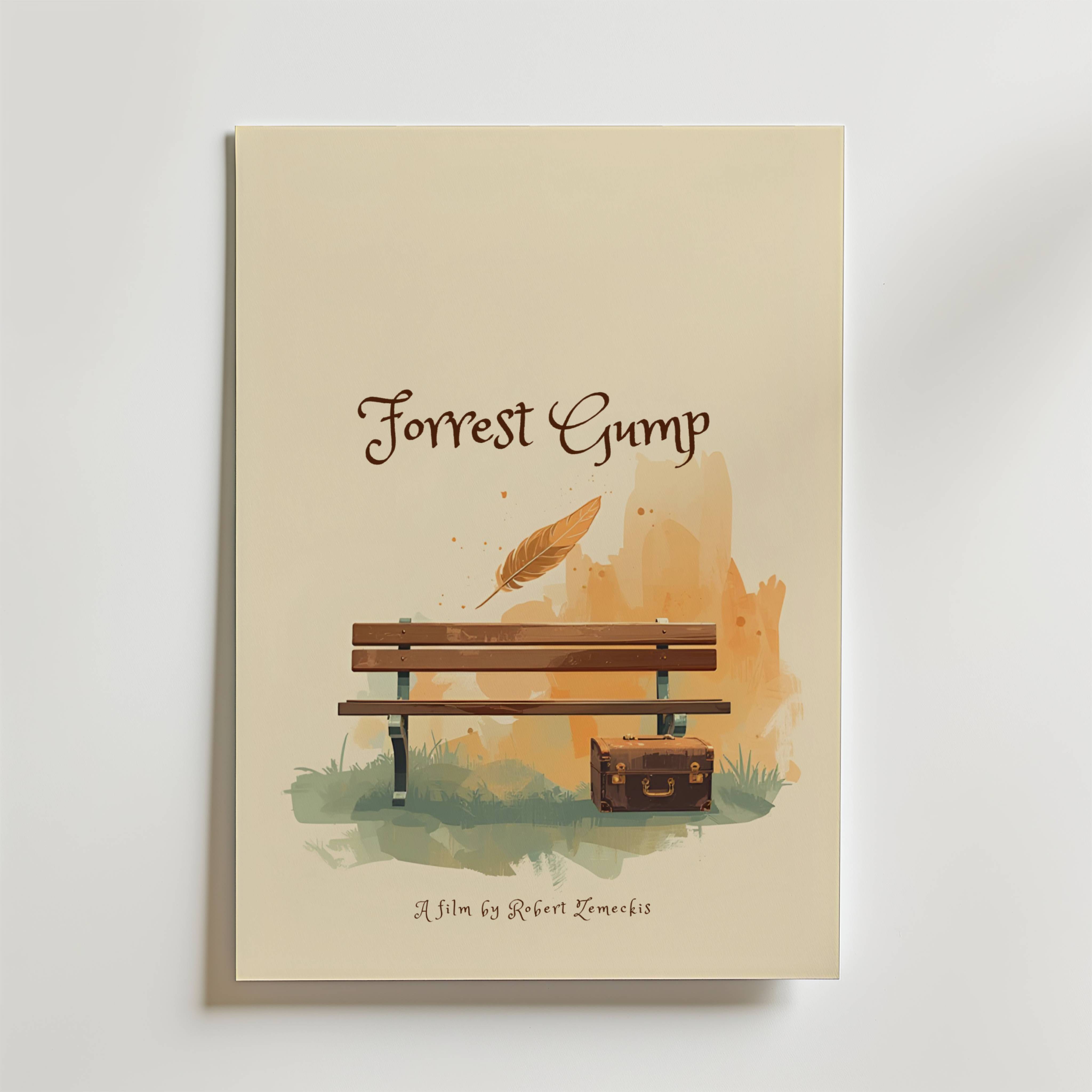 Forrest Gump Poster - Premium Canvas 100x140 cm