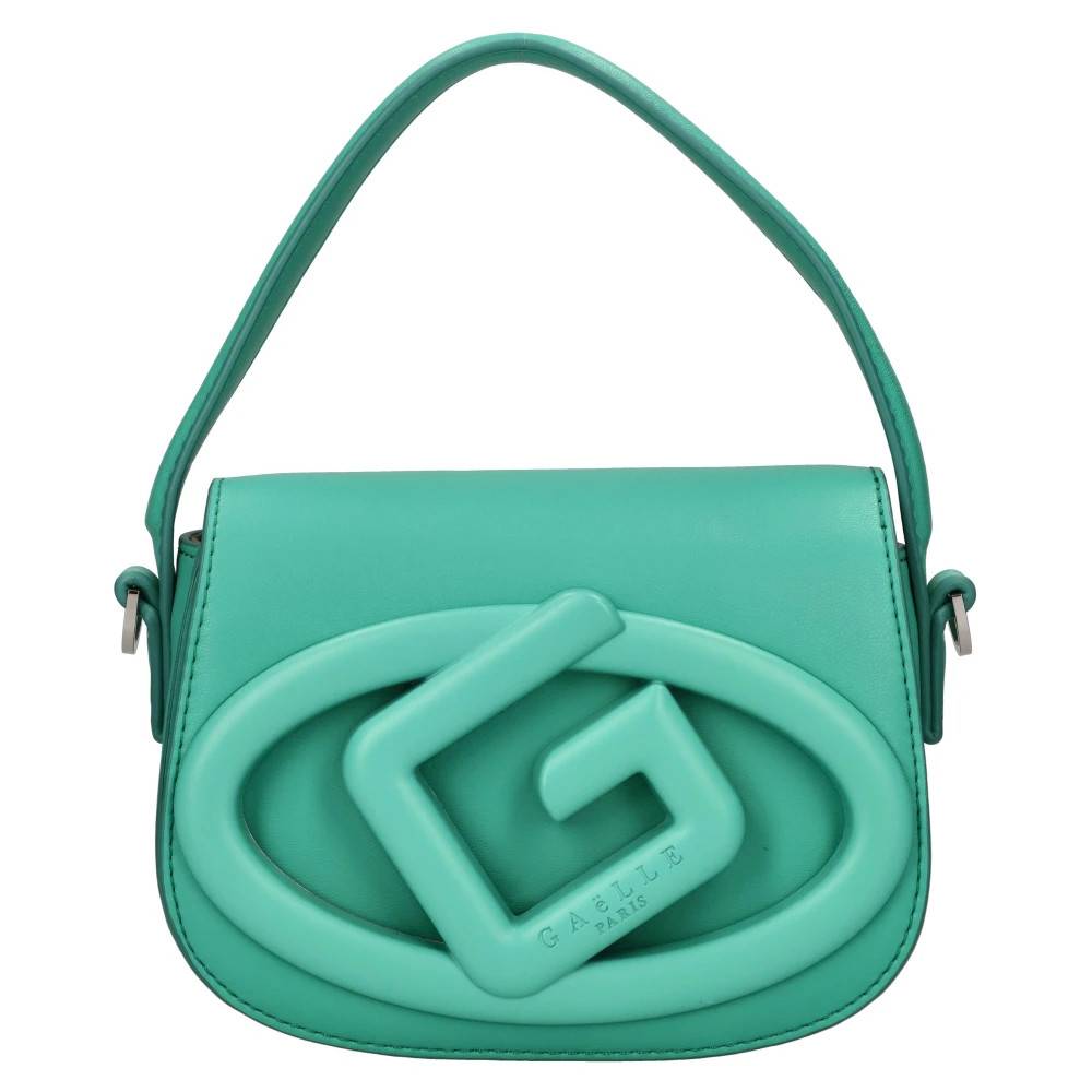 Gaëlle Paris Faux Leather Flap Bag - Tasker - Dame - Grøn - ONE SIZE - Uld