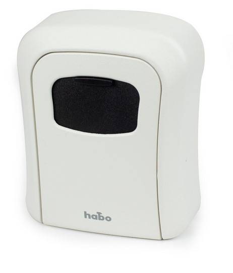 Habo 103 Nøgleboks Hvid m/4-pins kode