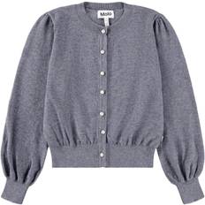 Molo Guinevere Str 146-152 cm - Grå Cardigans Uld hos Magasin