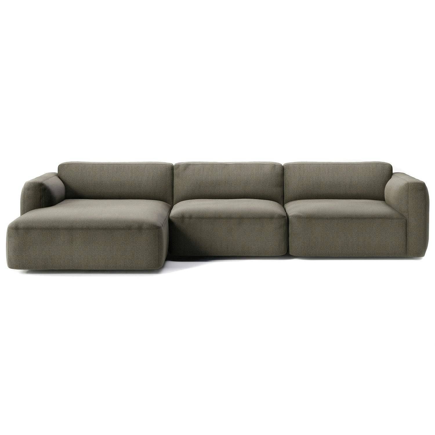 &Tradition Develius Mellow Ev8 3-personers Sofa Konfiguration E Barnum 08 - Hjørnesofaer & Divansofaer Bouclé Grøn - 140257A235A183C058.