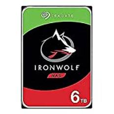 Seagate IronWolf ST6000VN001 NAS-Intern Hårddisk, Svart 6 TB