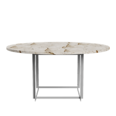 PK54 Spisebord Matslebet Marmor - Beige