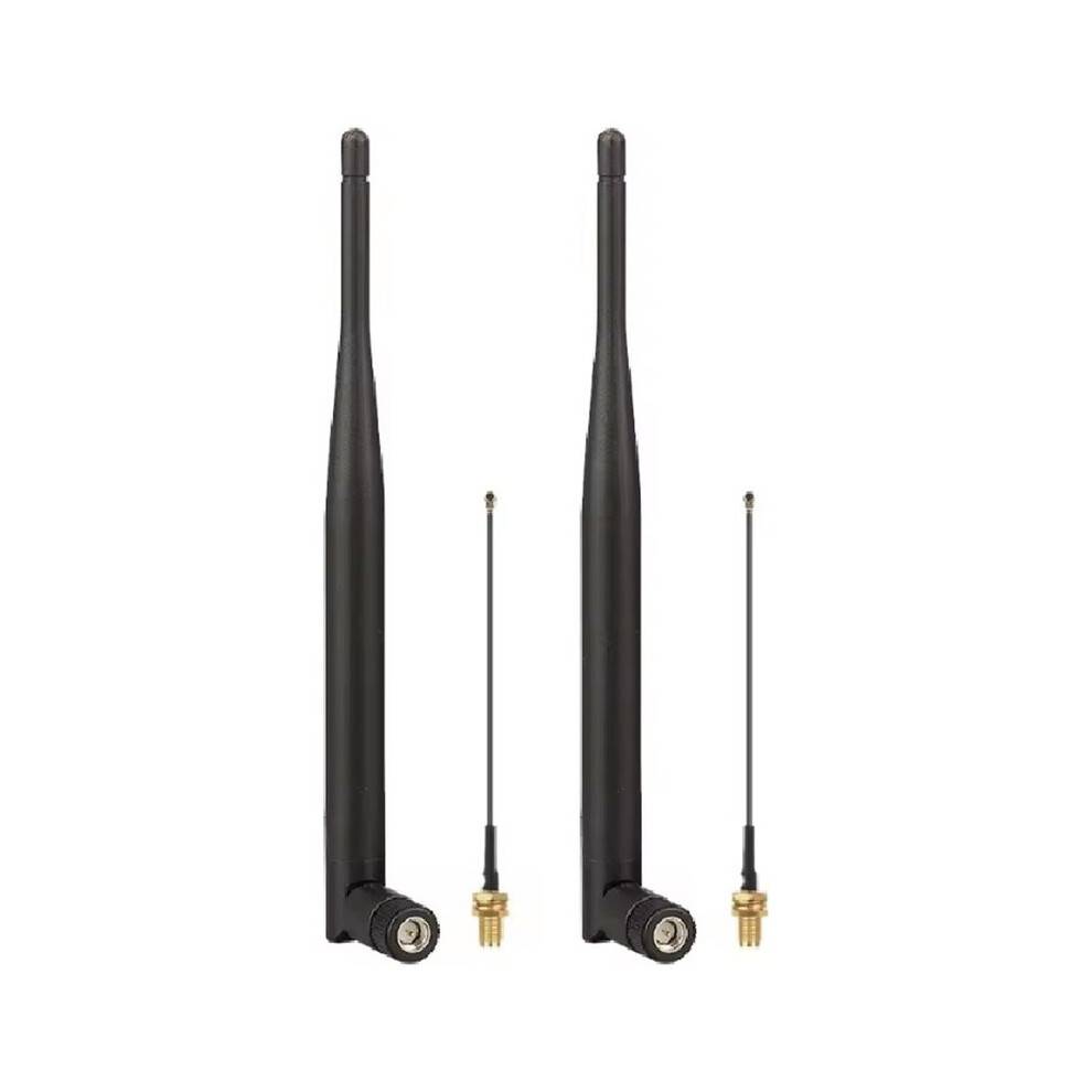 2PCS LoRa 868MHz 915MHz Antenna 5DBi SMA to U.FL Connector Cable 10CM for Meshtastic LoRaWan Board 915MHZ